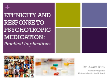 Ethnicity & Response to Psychotropic Medication