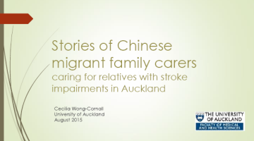 Stories of Chinese Migrant Family Carers
