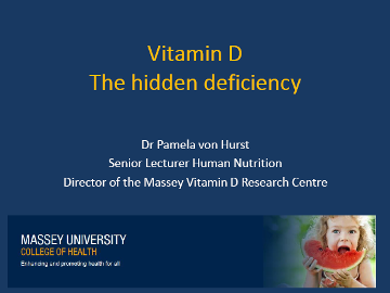 Vitamin D – the Hidden Deficiency